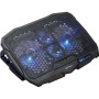 Cooling pad Serioux, SRXNCP025, Dimensiuni: 390*280*28mm, Compatibilitate maxima laptop: 17.3 inch, Numar ventilatoare: 4, Dimen